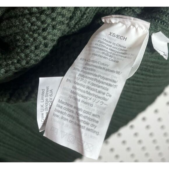 J.Crew turtleneck poncho sweater size Xs - Picture 8 of 9